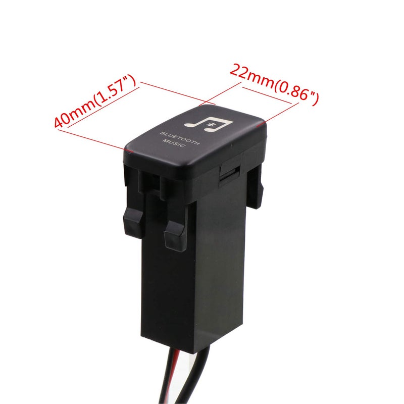 Timloon Car Bluetooth Music Adapter Module Panel Installation AUX Output Use for Toyota Hilux VIGO,Coaster,Corolla ex,Yaris,Reiz - Image 2
